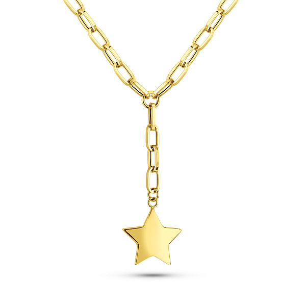 Золотое колье Звезда (арт. 352840ж) – изображение 1
