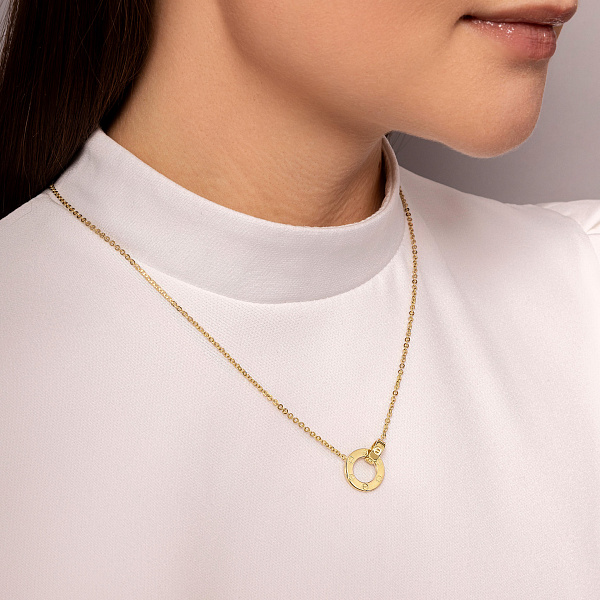 Колье из желтого золота (арт. 352309ж) – изображение 3