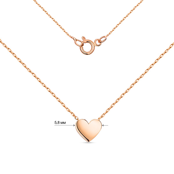 Колье из красного золота (арт. 350937/1) – изображение 4