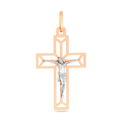 Золотой крестик с распятием  (арт. 501739/25)