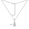 Серебряное колье с россыпью фианитов (арт. 7507/1546) – изображение 3