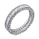 Серебряное кольцо с дорожкой из фианитов (арт. 7501/6506) – изображение 1