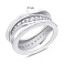Серебряное кольцо с фианитами (арт. 7501/6180) – изображение 2