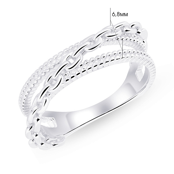 Серебряное кольцо Trendy Style (арт. 7501/5724) – изображение 2