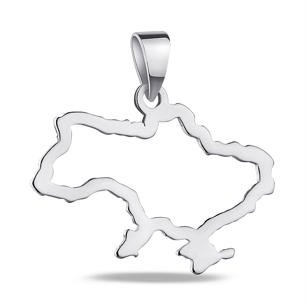 Подвес из серебра "Украина" без камней (арт. 7503/1425П) – изображение 1