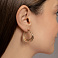 Золотые серьги-конго (арт. 103587/25) – изображение 3
