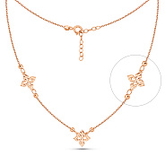 Золотое колье Клевер (арт. 352627)