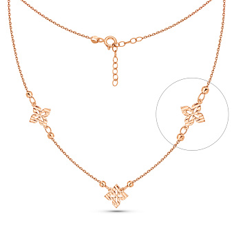 Золоте кольє Конюшина (арт. 352627)