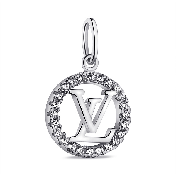 Підвіс зі срібла з білими фіанітами (арт. 7503/ПК2Ф/1004) – зображення 1