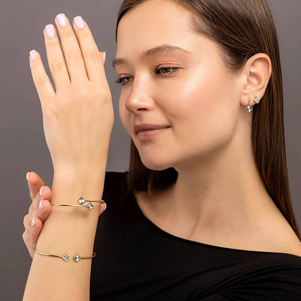 Браслет з жовтого і білого золота (арт. 3261236/8жба) – зображення 3