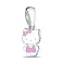 Серебряная подвес Kitty с эмалью (арт. 7503/А131ербпю) – изображение 1