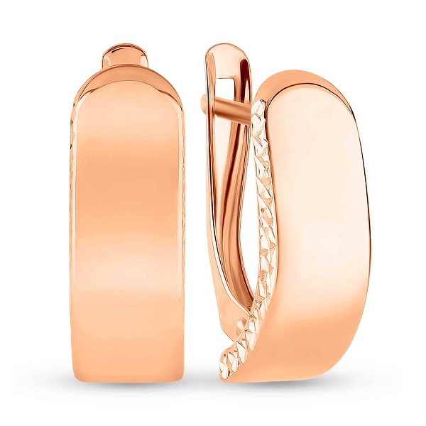 Сережки з червоного золота (арт. 121300а) – зображення 1