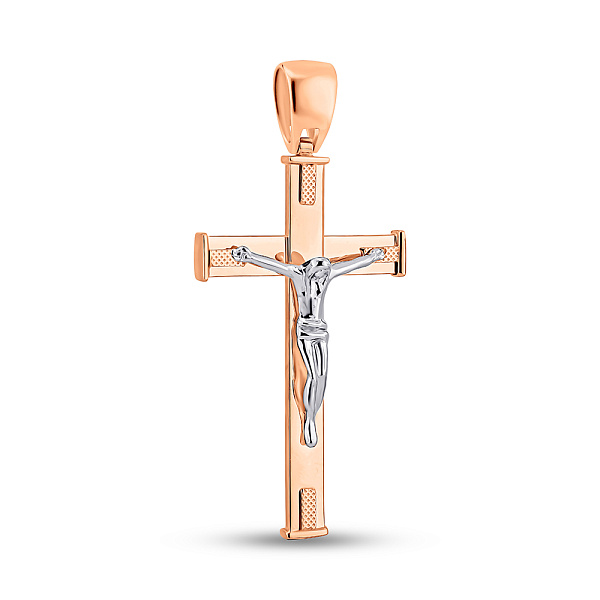 Золотой крестик с распятием (арт. 500716) – изображение 1
