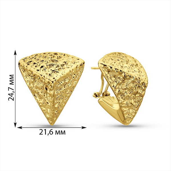Золоті сережки Francelli (арт. е1091995ж) – зображення 4