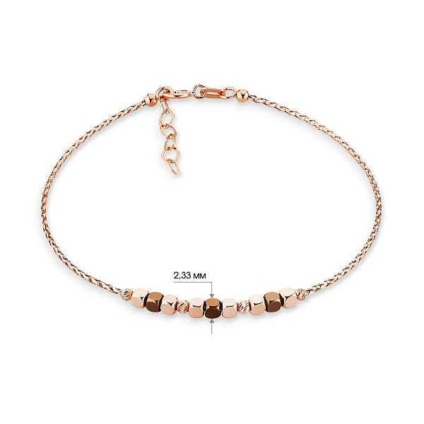 Золотой женский браслет Orbit (арт. 324160кр) – изображение 3