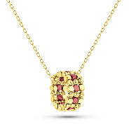 Кольє Francelli з жовтого золота (арт. 352874жр)