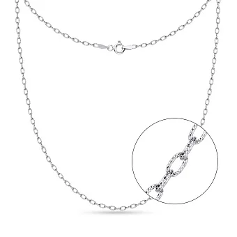 Тонкое колье Trendy Style из серебра без подвесок (арт. 7507/1419)