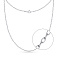 Тонкое колье Trendy Style из серебра без подвесок (арт. 7507/1419) – изображение 1