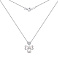 Серебряное колье Сердце с перламутром (арт. 7507/2395п) – изображение 2
