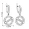 Серебряные серьги с фианитами (арт. 7502/10392) – изображение 2