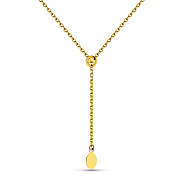 Колье Fly из желтого золота с регулируемым размером (арт. 352415/1ж)