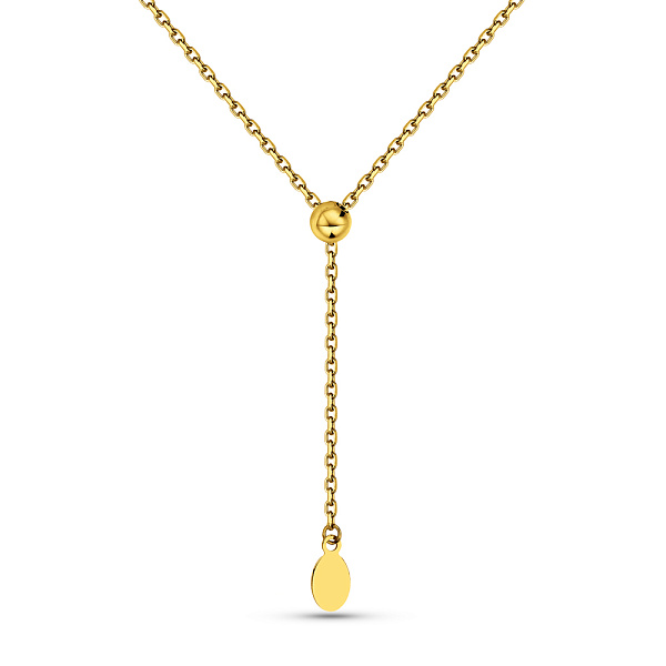 Кольє Fly із жовтого золота з регульованим розміром (арт. 352415/1ж) – зображення 1