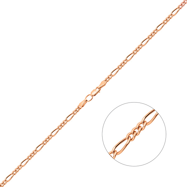 Золотая цепочка плетения Картье (арт. 306005) – изображение 1