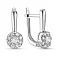 Серьги из белого золота с бриллиантами (арт. С011441060/750б) – изображение 1