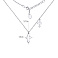 Серебряное колье «Крестик» (арт. 7507/783) – изображение 3