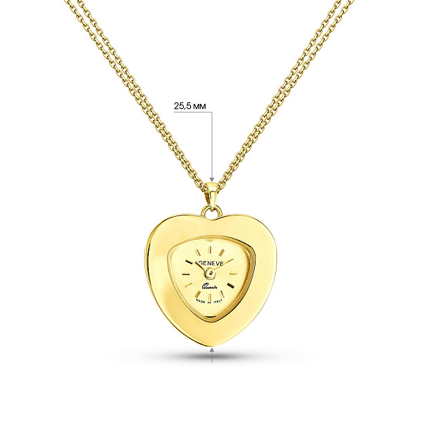 Часы-колье из желтого золота (арт. 260222ж) – изображение 5