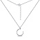 Колье из серебра Гвоздь с фианитами (арт. 7507/1936) – изображение 2