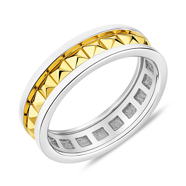 Серебряное кольцо с родированием (арт. 7501/8506бж) – изображение 1