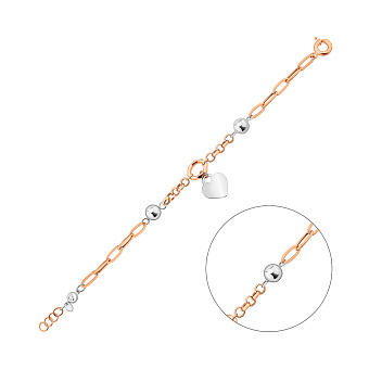 Золотий браслет з підвіскою (арт. 3261330кбП1)