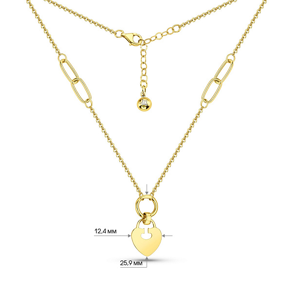 Кольє з жовтого золота (арт. 352674ж) – зображення 3