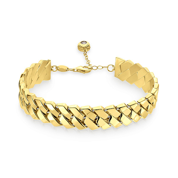 Золотий широкий браслет Francelli (арт. 326136ж) – зображення 1