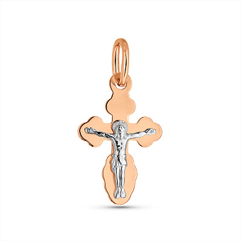 Золотий хрестик з розп'яттям (арт. 513900)