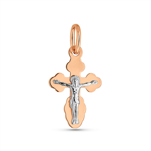 Золотий хрестик з розп'яттям (арт. 513900) – зображення 1