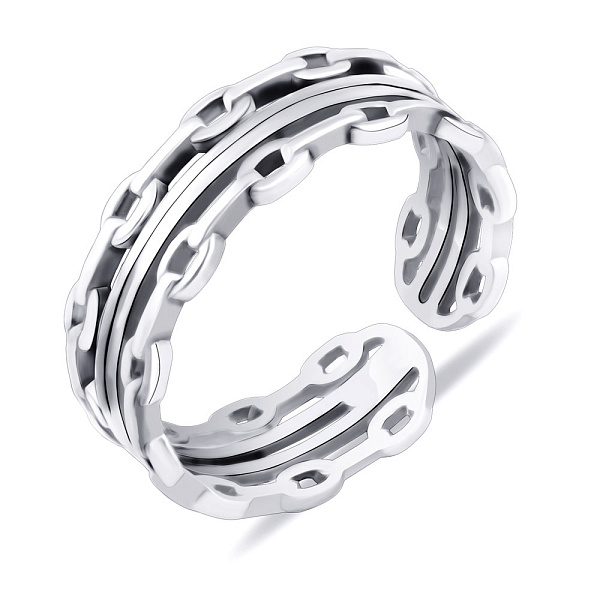 Серебряное кольцо без камней (арт. 7901/6091) – изображение 1