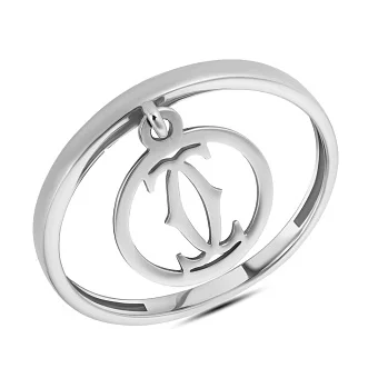 Кольцо золотое с подвеской (арт. 154749б)