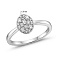 Золотое кольцо с бриллиантами (арт. К341699020б) – изображение 5