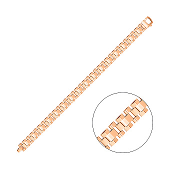 Золотой массивный браслет (арт. 3261221)
