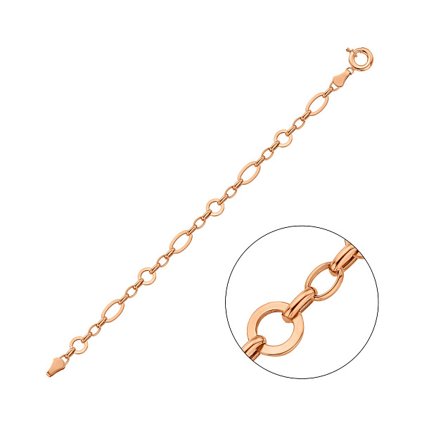 Золотой браслет без камней (арт. 326466) – изображение 1