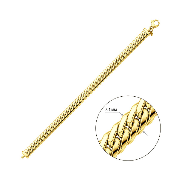 Браслет из желтого золота (арт. 326486ж) – изображение 4