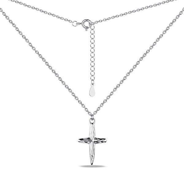 Серебряное колье без камней (арт. 7507/1932) – изображение 2