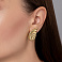 Серьги из желтого золота Francelli (арт. 111423ж) – изображение 2