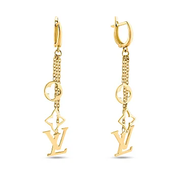 Золоті сережки-підвіски в жовтому кольорі металу (арт. 107892ж)