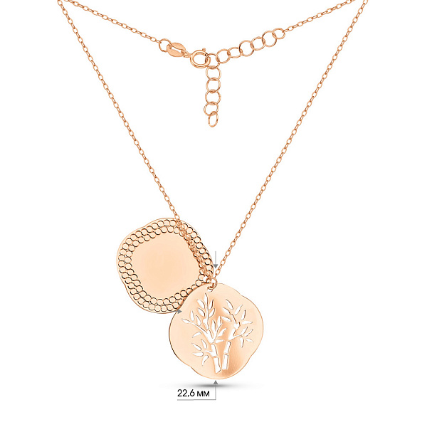 Колье из красного золота (арт. 352803) – изображение 5