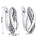 Серьги из серебра с фианитами (арт. 7902/25083) – изображение 2
