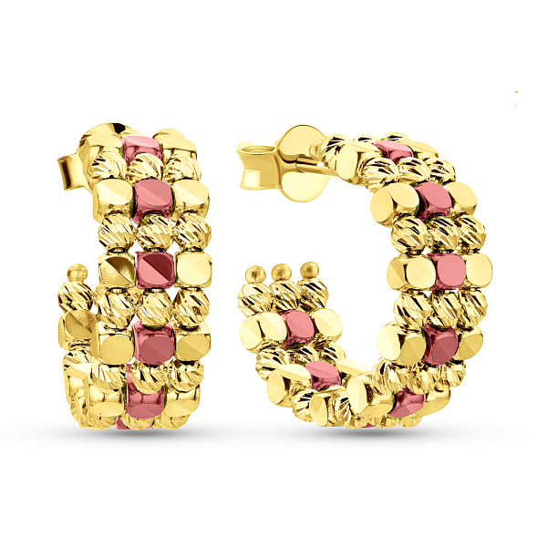 Серьги из желтого золота Francelli (арт. 1091599жр) – изображение 1