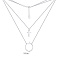 Двойное колье из серебра (арт. 7507/1340) – изображение 3